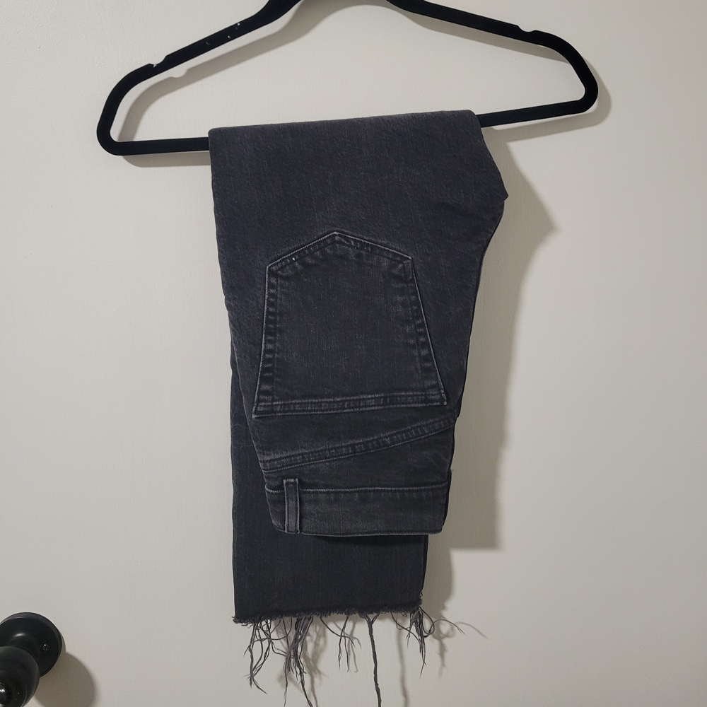 Asos Petite Frayed Hem Jeans